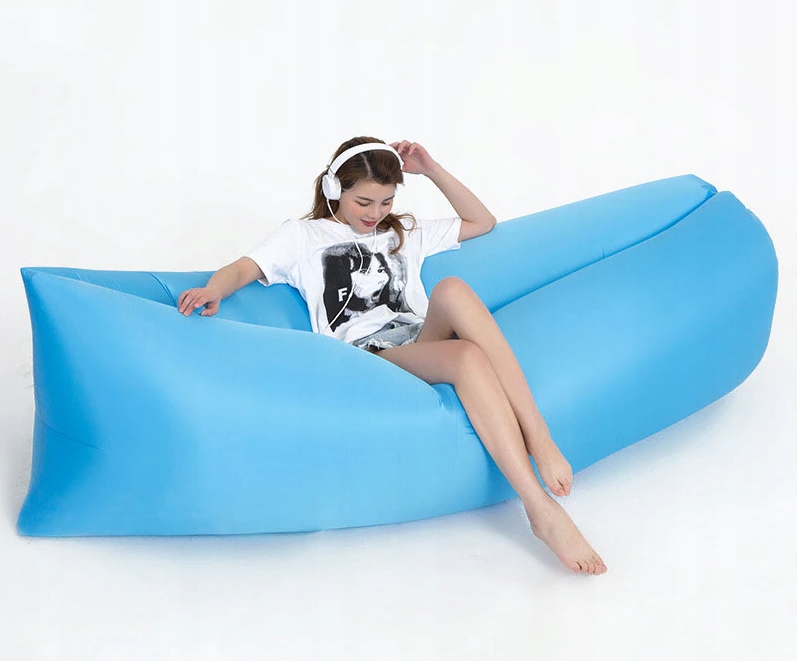 NADMUCHIWANA ROZKŁADANA SOFA LAZY BAG FOTEL PLAŻE Maksymalne obciążenie 200 kg