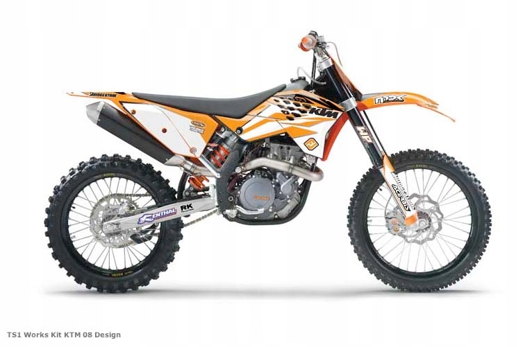 Oleina Nálepky Na Motocykel Offroad Flu TS1 Full Kit Ktm Sx 85 2004-2008