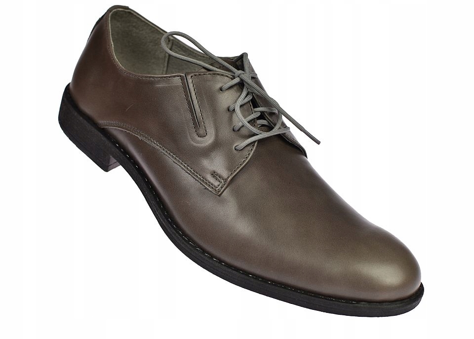 Pánské kožené elegantní ležérní polobotky Polské M88 vel