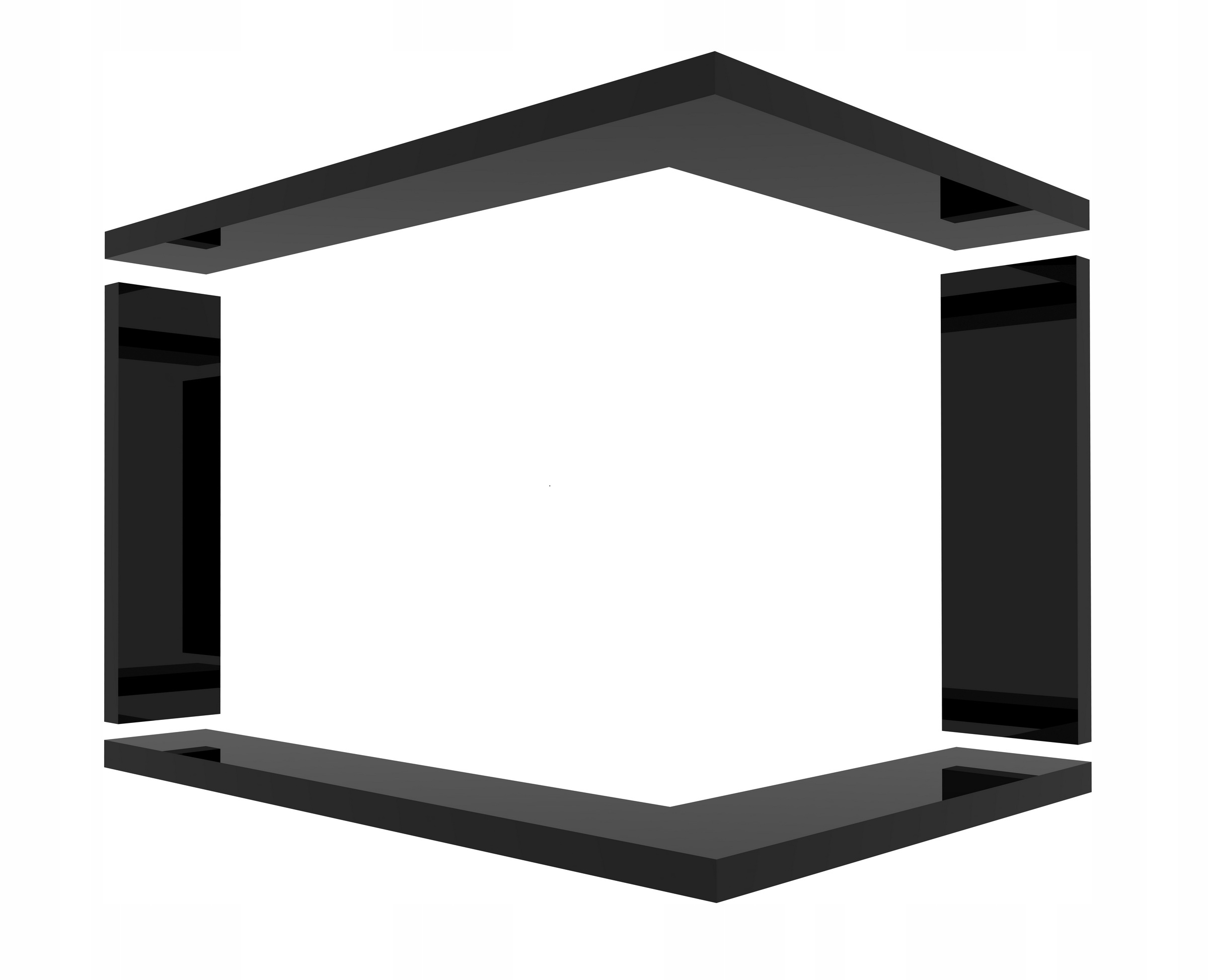 RAMKA rama czarny granit WKŁAD ZIBI 12 P BS DECO