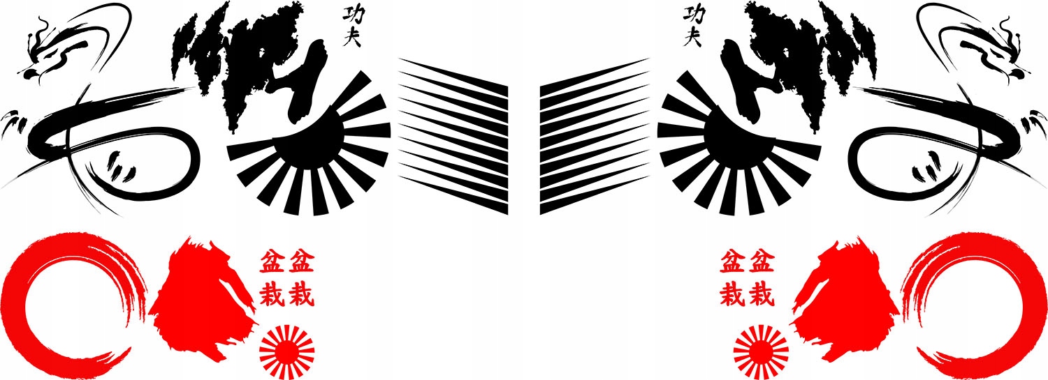 NAKLEJKI na Auto MOTYW JAPONSKI JAPAN 94x751cm Producent code MG1167