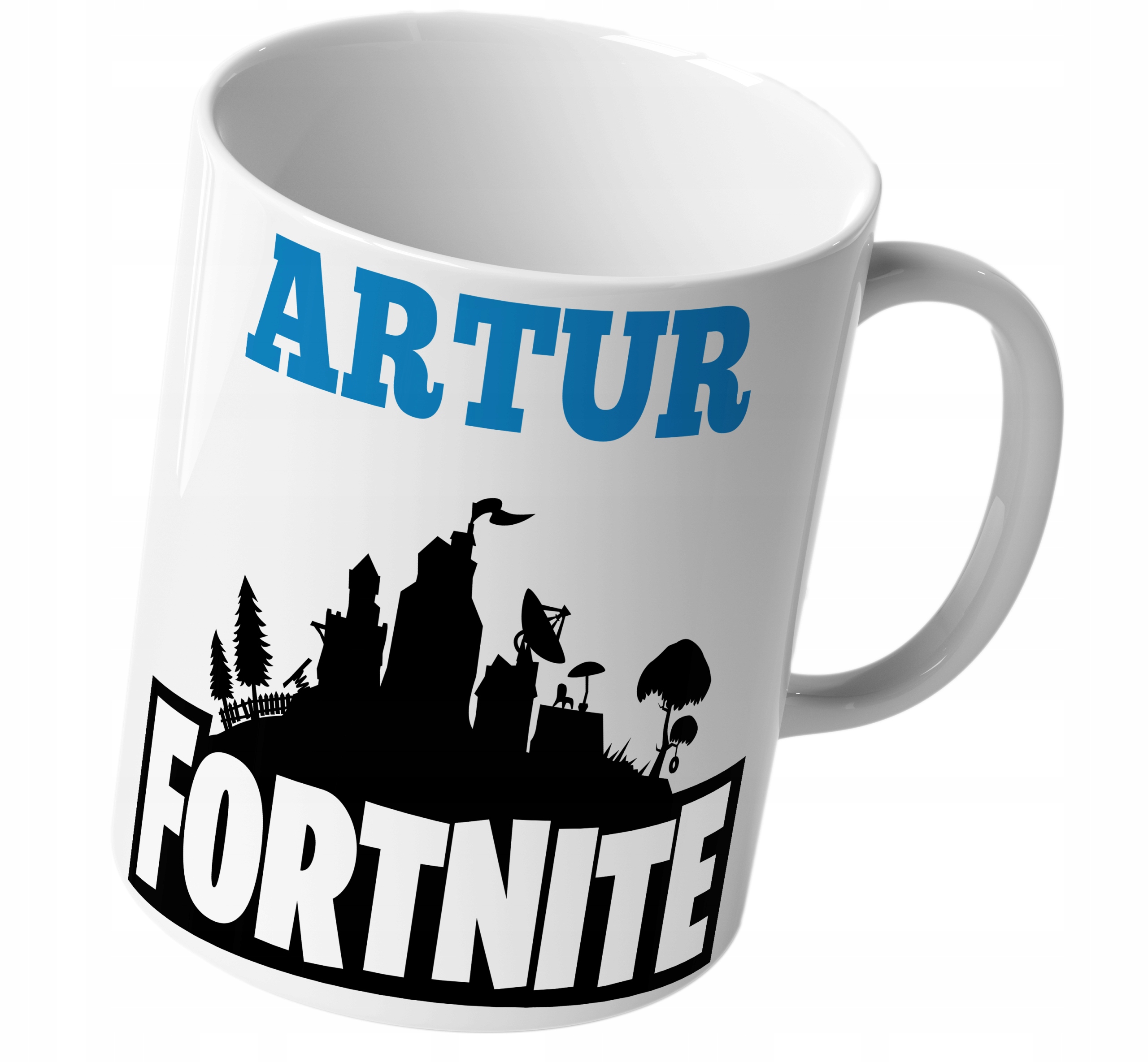 

Fortnite Logo Kubek 330 ML Dziecko Prezent+imię