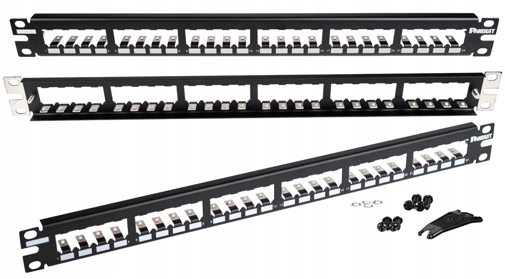 Panduit Prázdny Patch Panel Pravý 24x Rack Ftp 24P Tienený