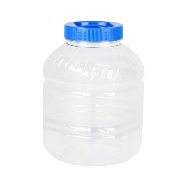 

Słoik plastikowy 4L Pet z zakrętką kiszenie ogórki