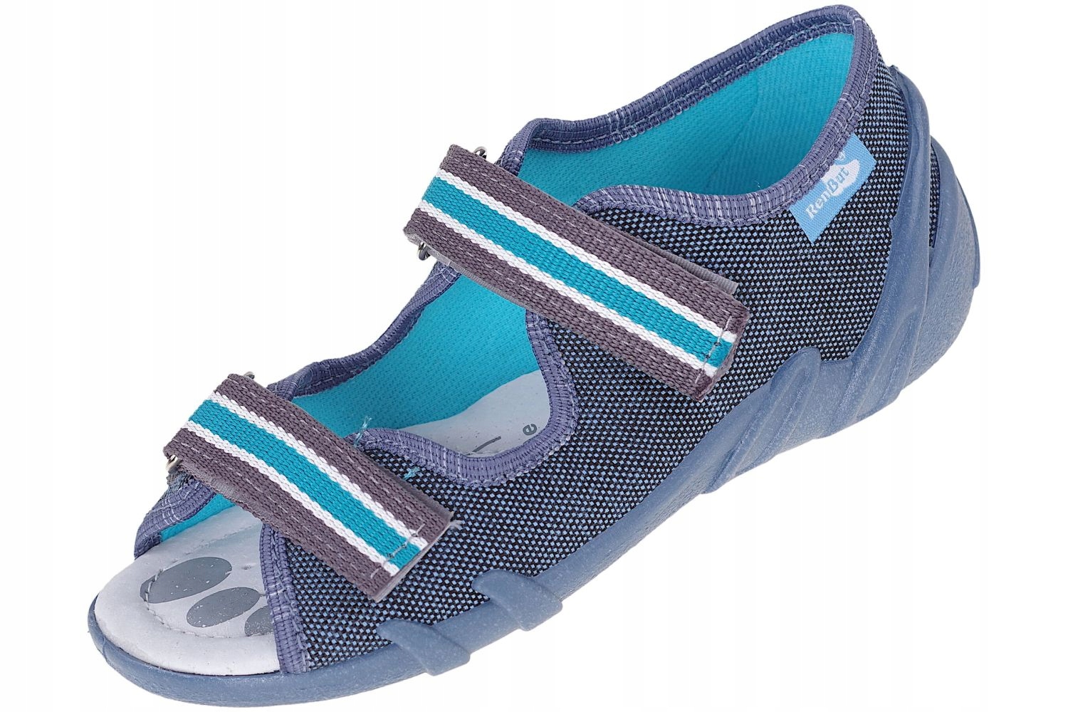 

Sandały dziecięce buty kapcie skóra Renbut rzep 30