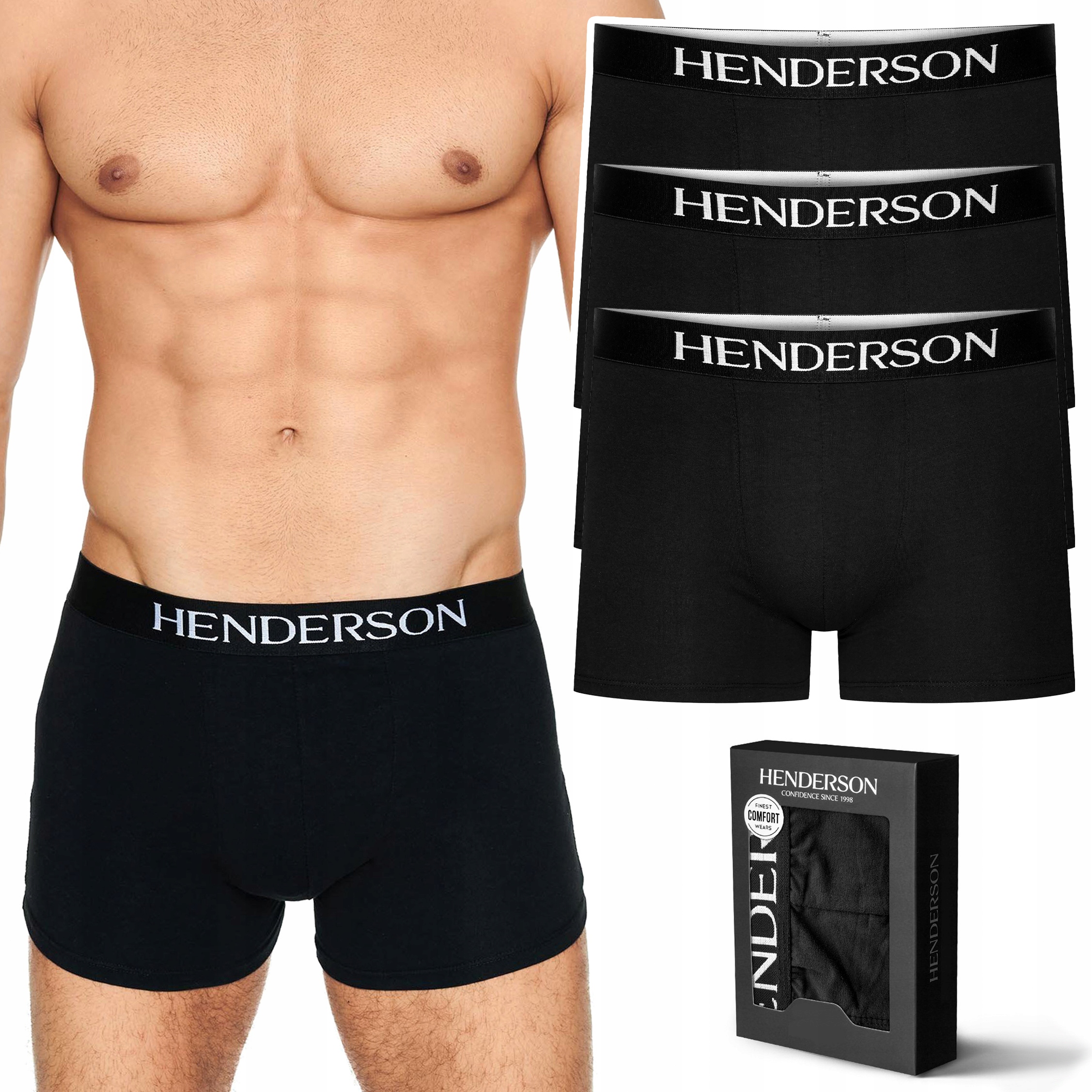 

Bokserki Męskie Henderson Premium 3-PAK XXL