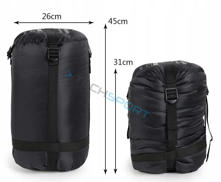 CIEPŁY ŚPIWÓR 2w1 FJORD NANSEN STAVOY do -10st Długość 220 cm