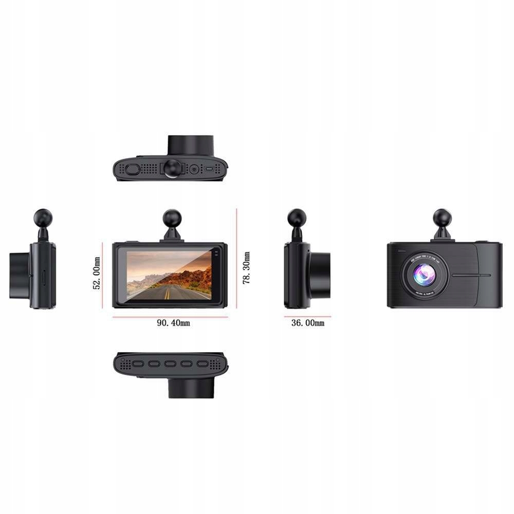 REJESTRATOR JAZDY KAMERA DO SAMOCHODU 4k PRZÓD TYŁ Model 4k