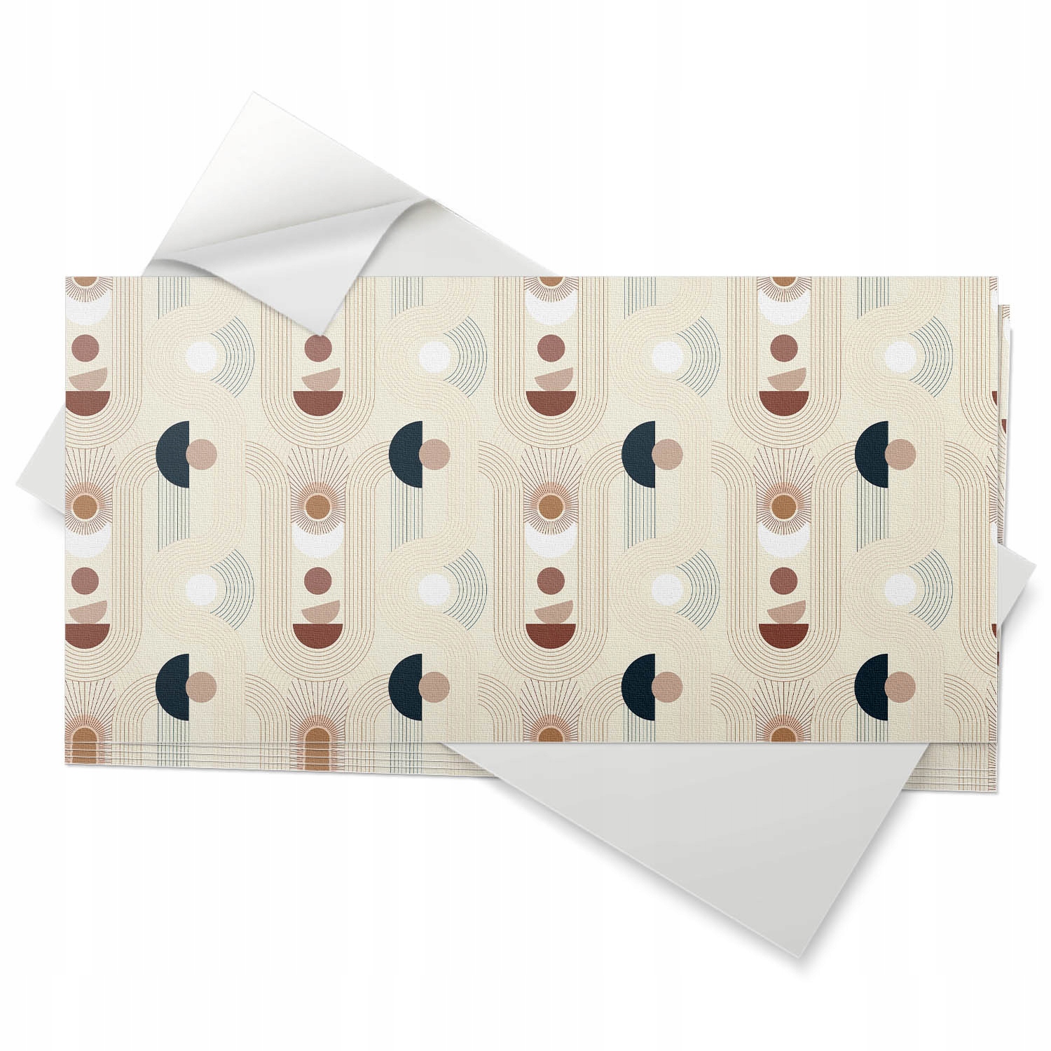 Sada vinylových dlaždic 6 ks 60x30 cm Abstraktní linie a tvary