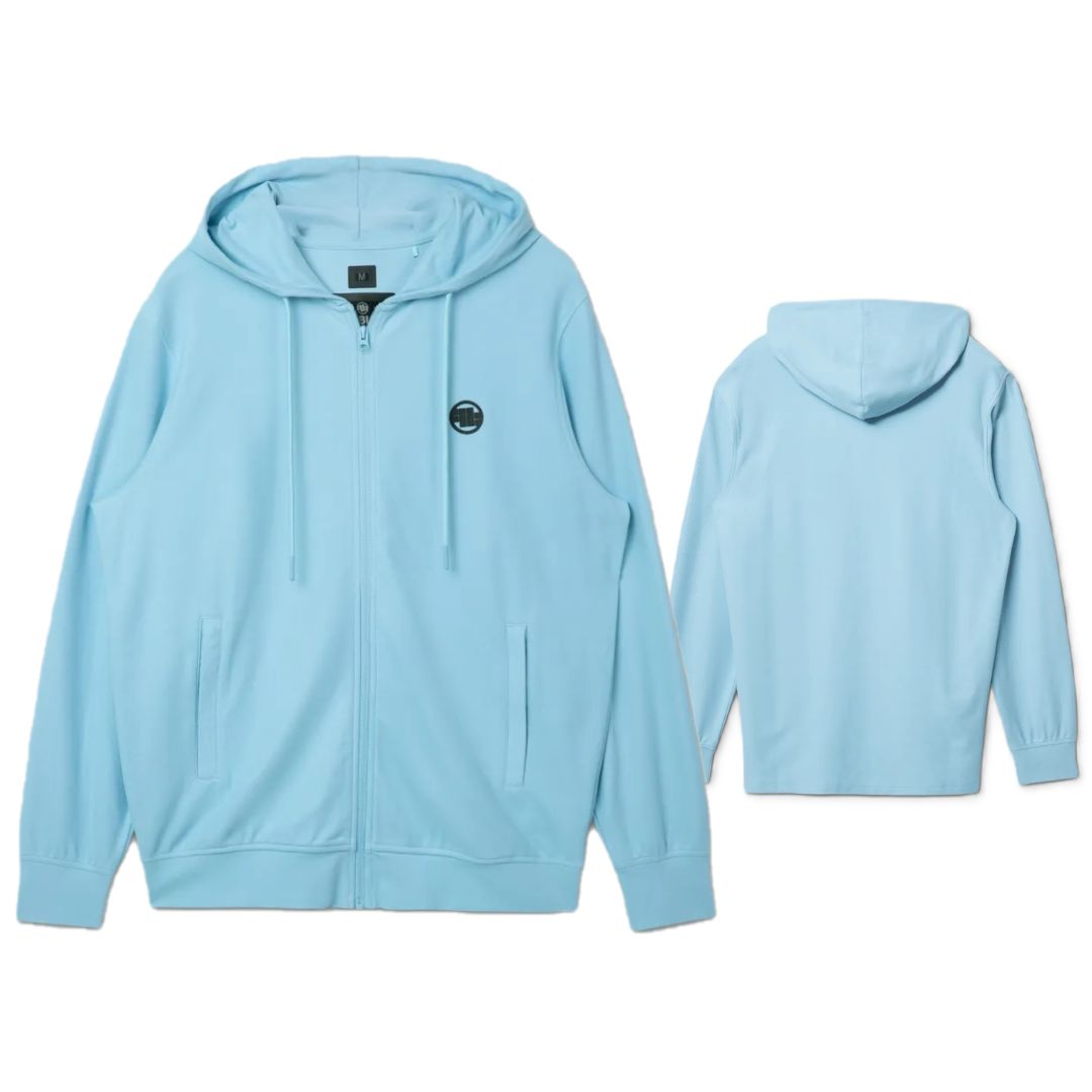 Pitbull West Coast Pánská Rozepínací Mikina Pique Rockey Modrá M