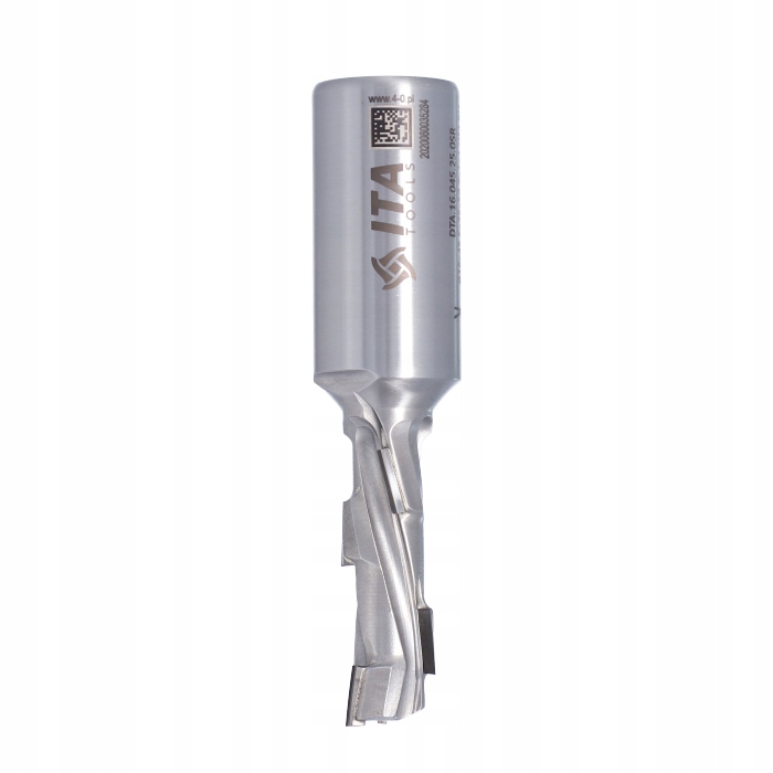 Ita Tools diamantová fréza Z1+1 D16 I45 L107 S25 mm 3 spirály pouzdro Ocel