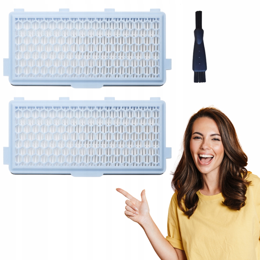 Filtr Hepa węglowy do Miele Compact C1 C2 Complete C2 C3 Zestaw 2 szt.