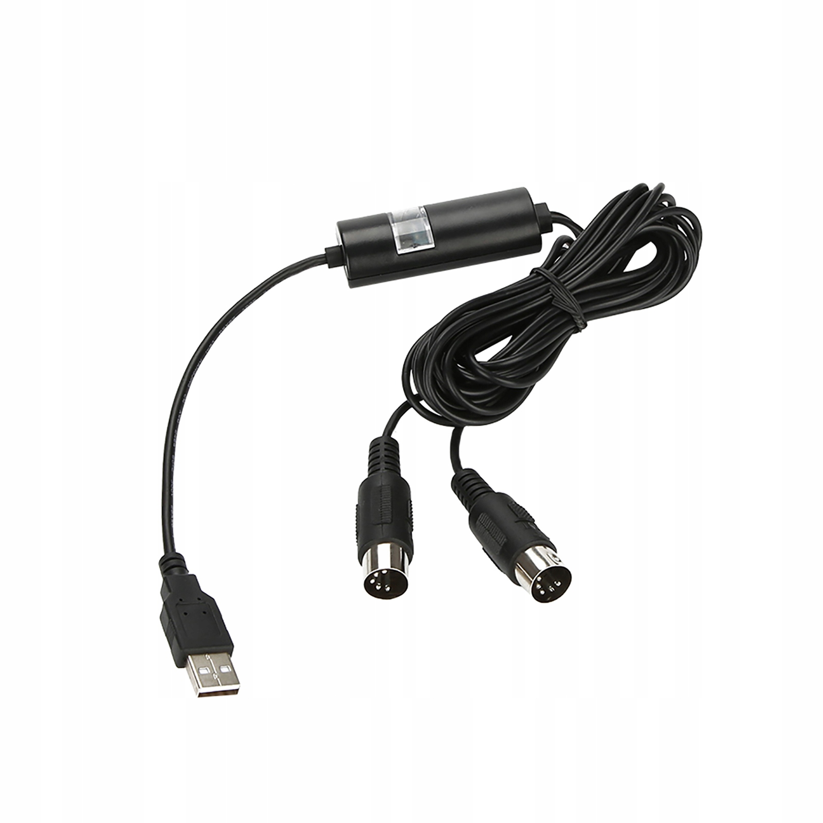 KABEL MIDI INTERFEJS NA USB DO KOMPUTERÓW I INSTRUMENTÓW CYFROWYCH 19.5CM