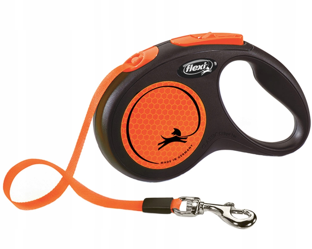 

Smycz automatyczna Flexi New Neon taśma M 5m 25kg