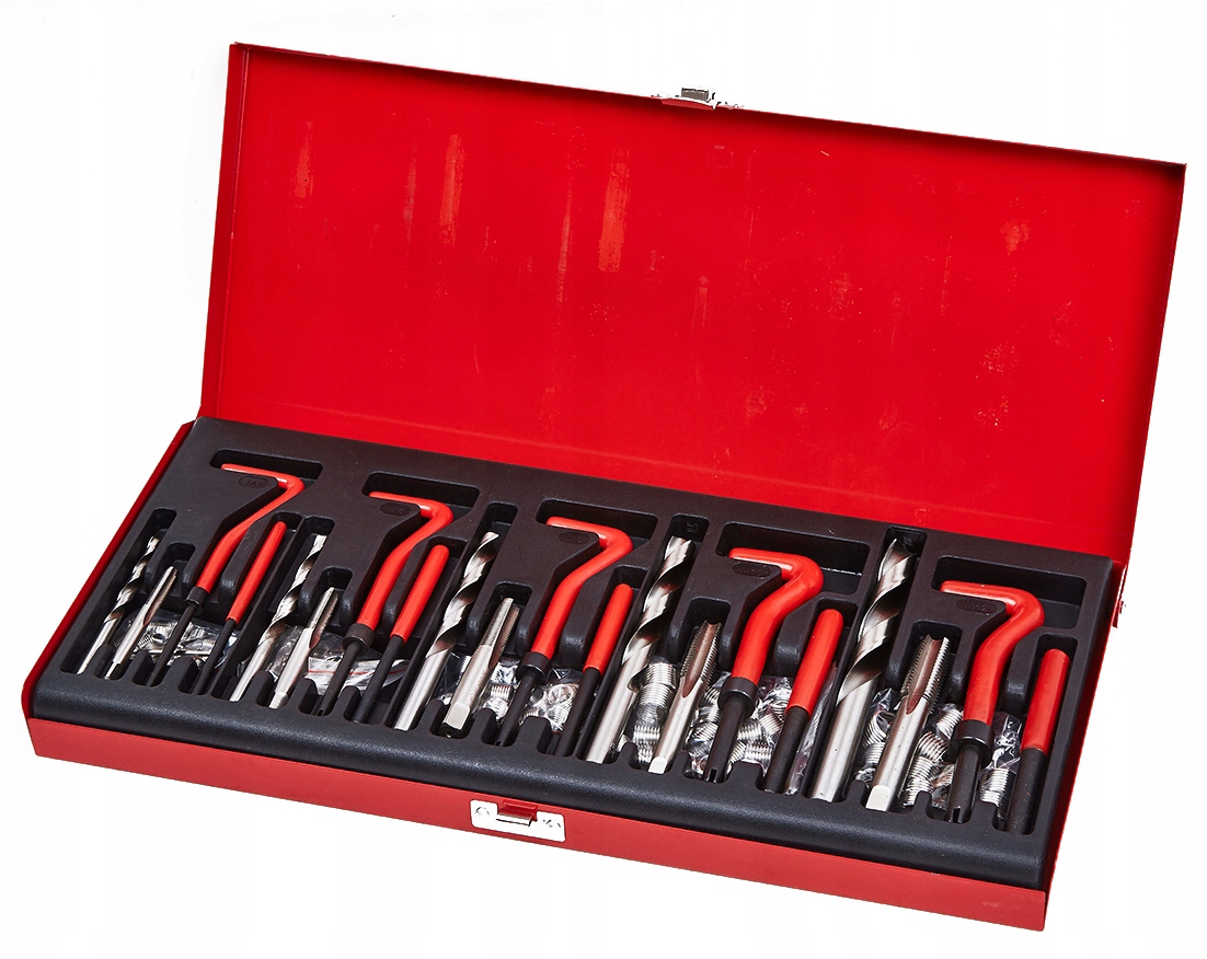 Zestaw do naprawy zerwanych gwintów M5-M12 Kupczyk