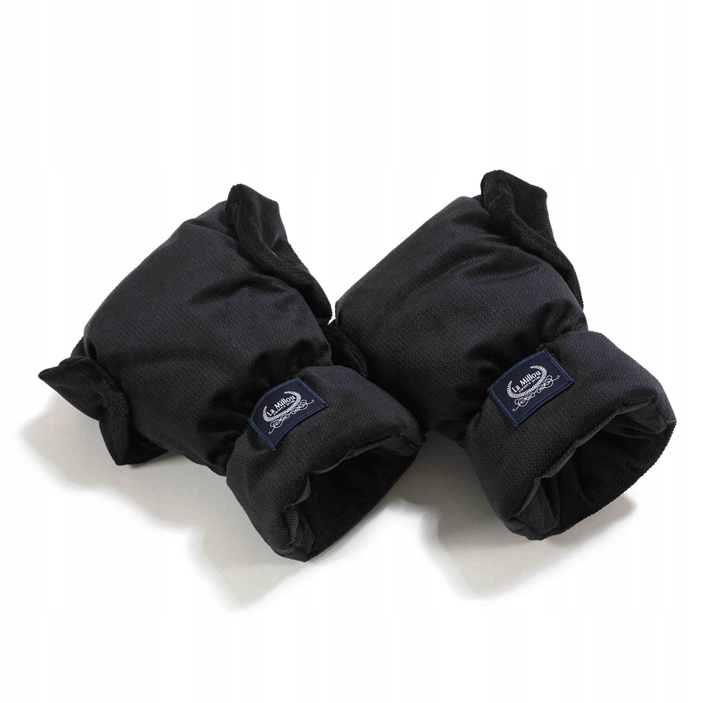 La Millou Mufka Black Rękawice do wózka na zimę Velvet