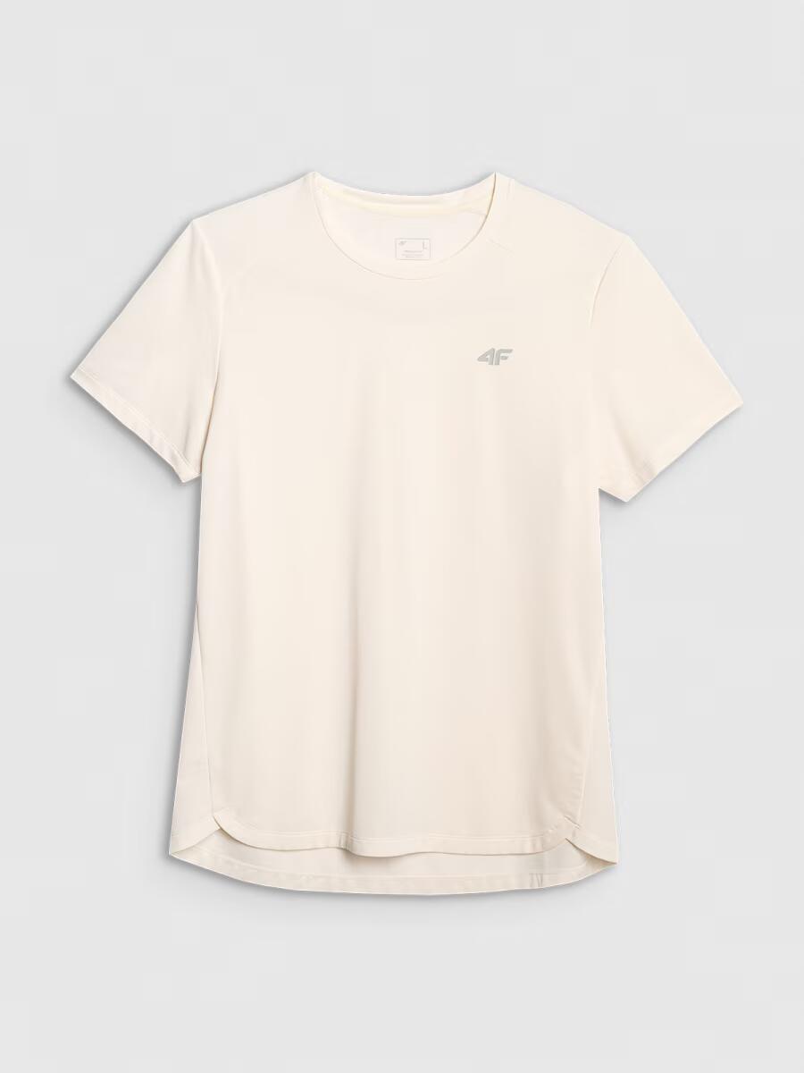 4F Koszulka Męska Treningowa Szybkoschnąca Fnk M1459 Złamana Biel M