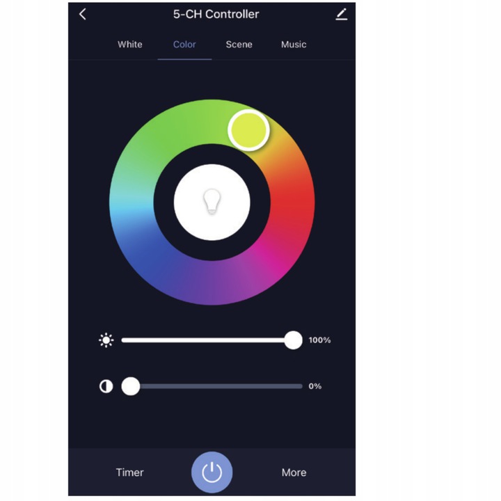 Sterownik FUT039W Milight RGB CCT WiFi TUYA Typ sterownik