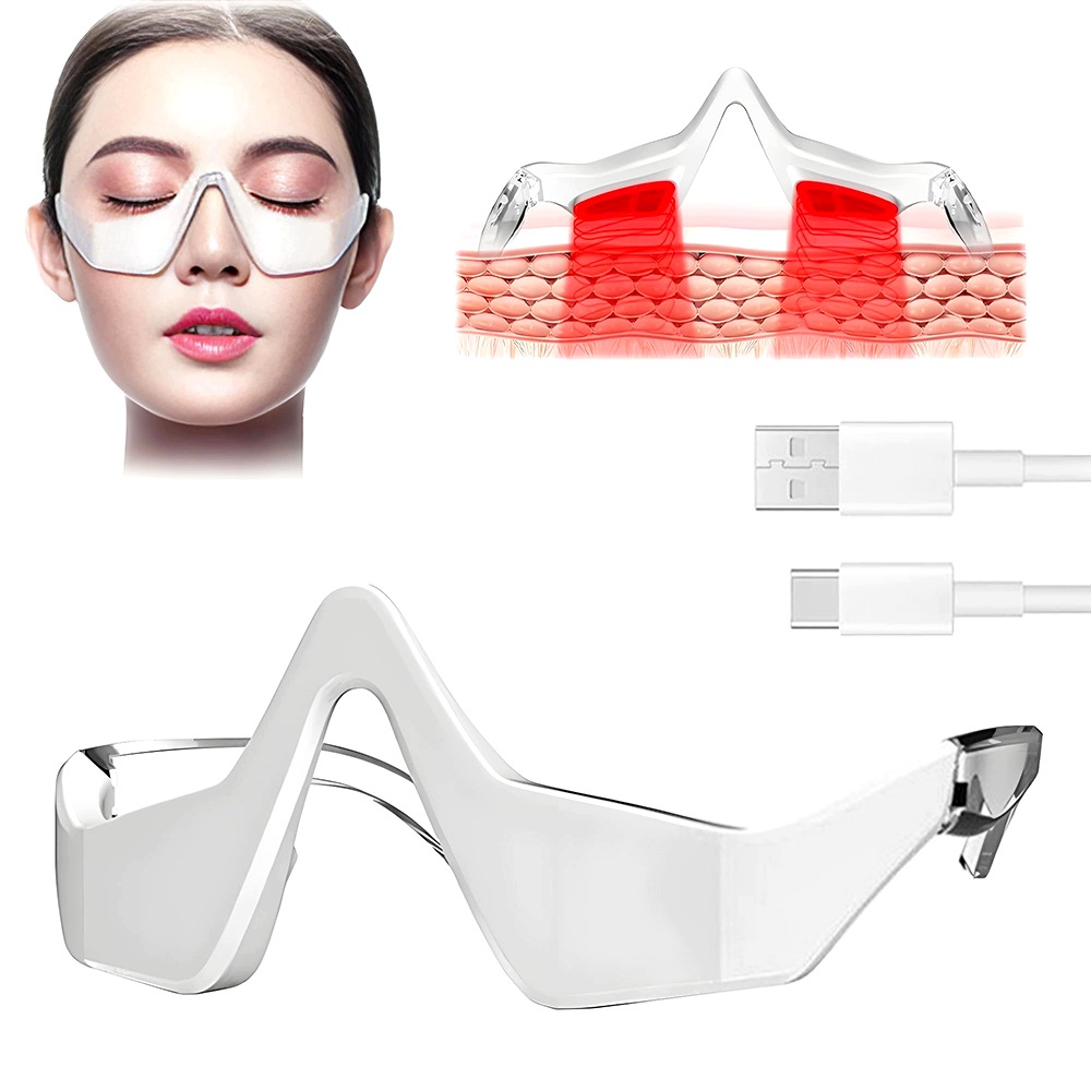 Masážní Přístroj Pod Oči Led Red Light, Stíny, Otoky, Vrásky, Váčky Pod Očima
