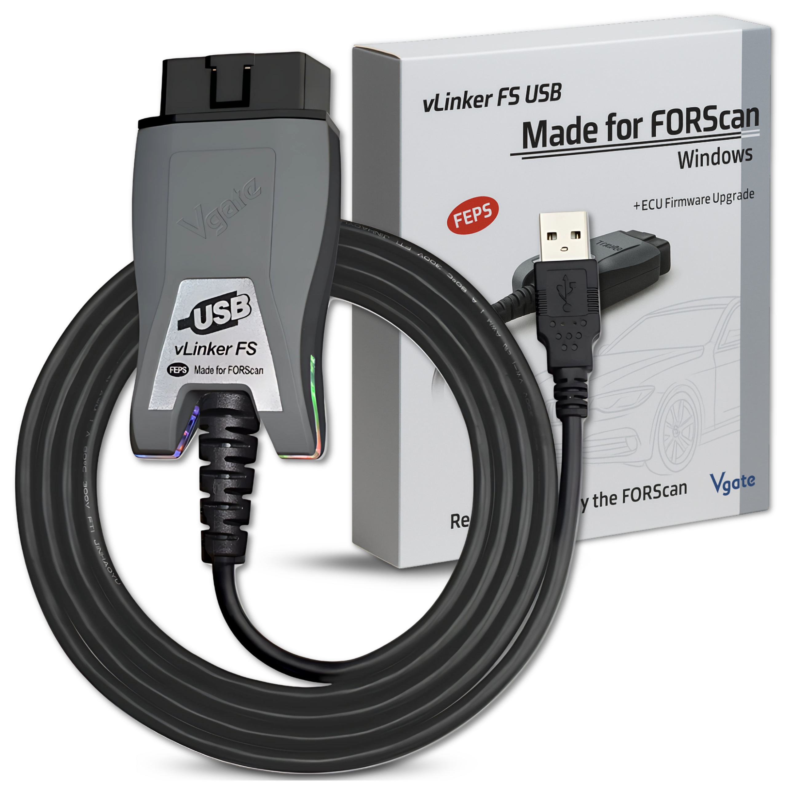 Interfejs Diagnostyczny Vgate vLinker Fs Usb do FORScan Ford Feps Hs/ms Can