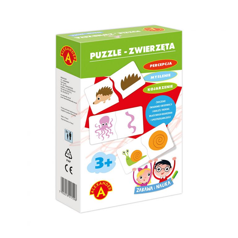 

Puzzle Zwierzęta-zabawa I Nauka