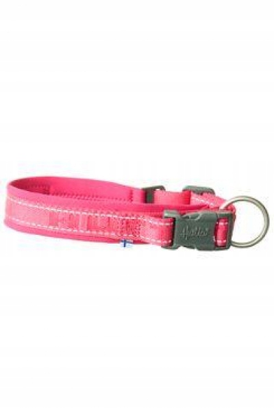 Levně Obojek Hurtta Casual Eco rubínový 45-55cm