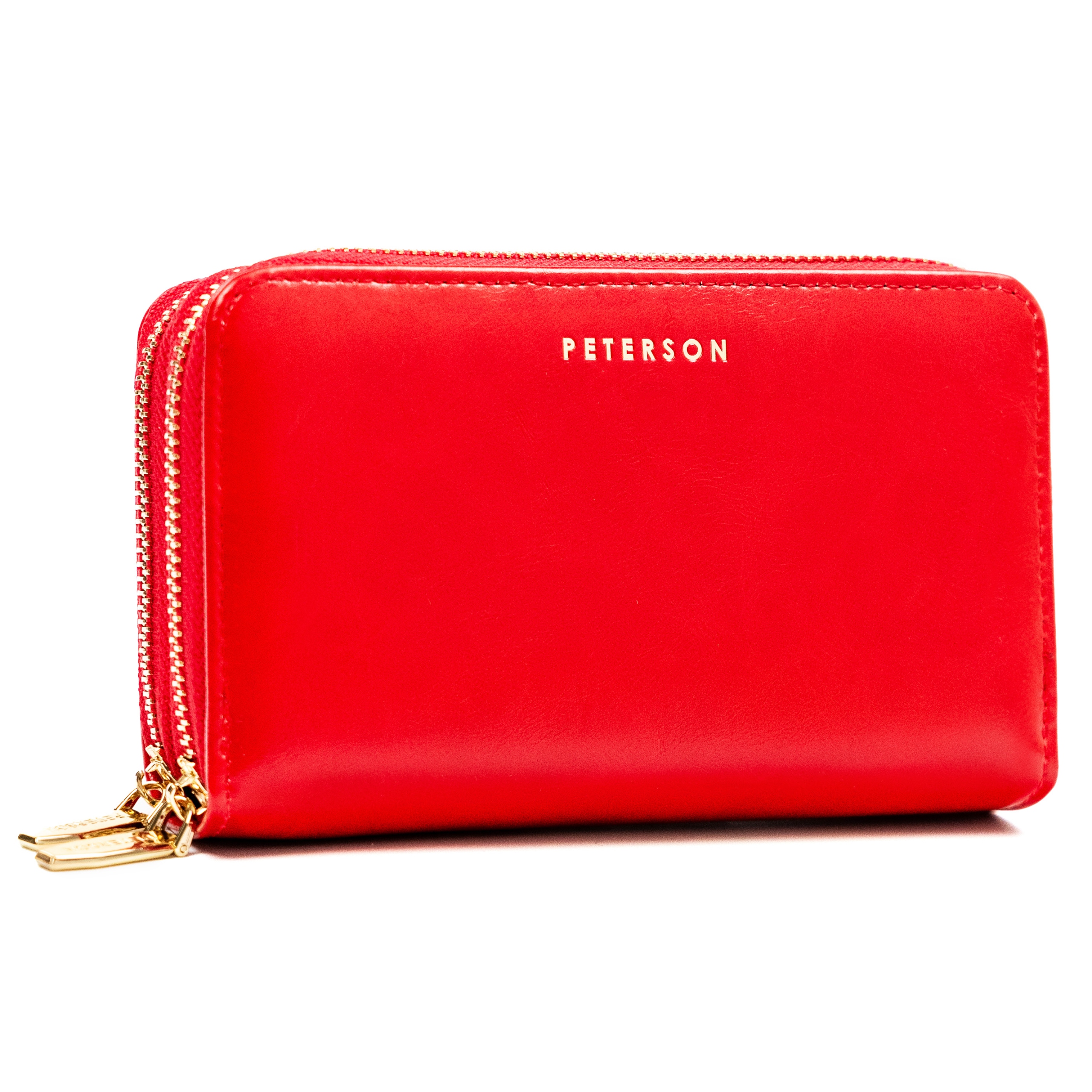 PETERSON portfel pojemny damski skórzany skóra ekologiczna RFID STOP Wielkość średni