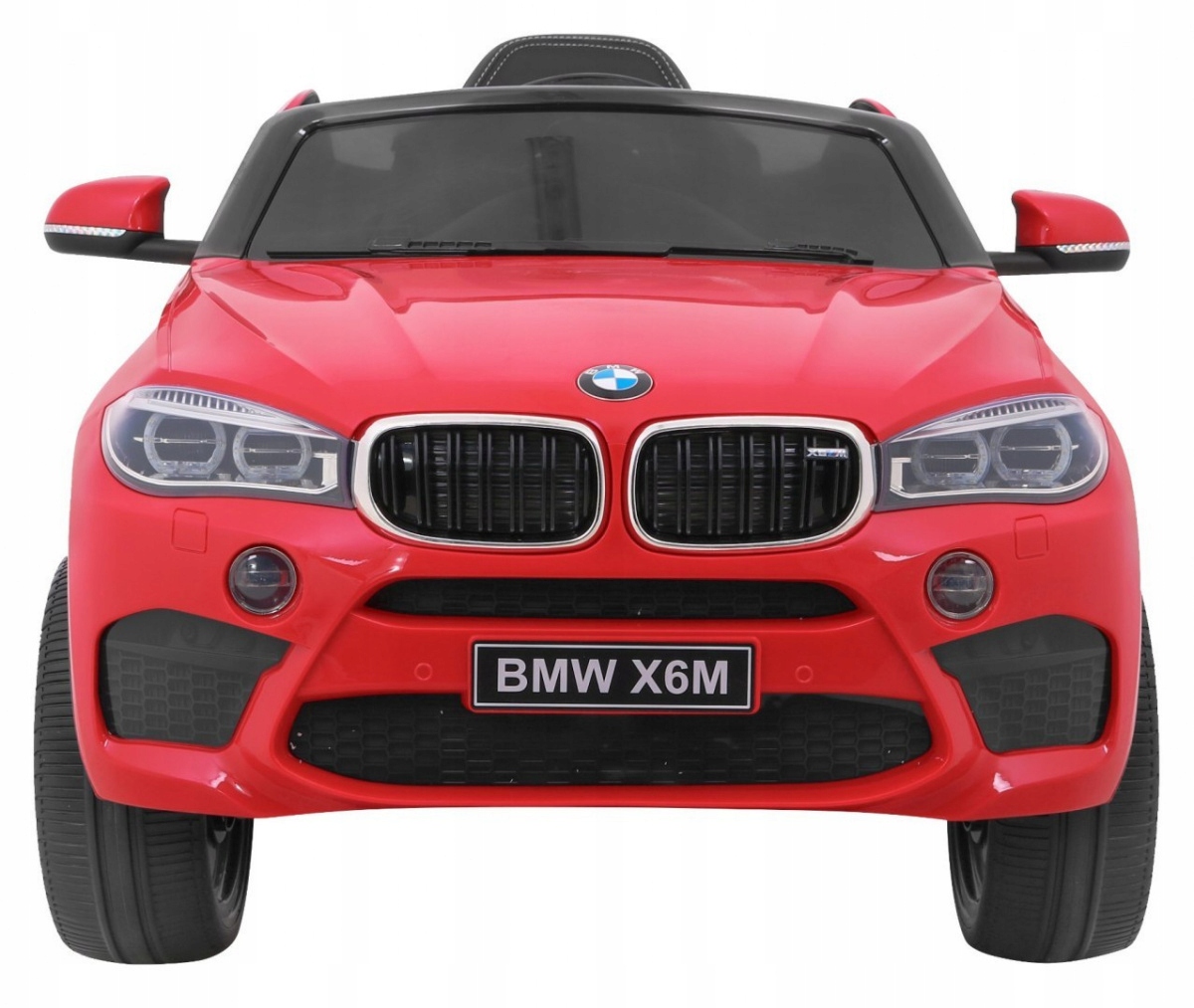 Bmw X6M Elektryczne Autko dla dzieci Czerwony Pilot Eva Wolny Start