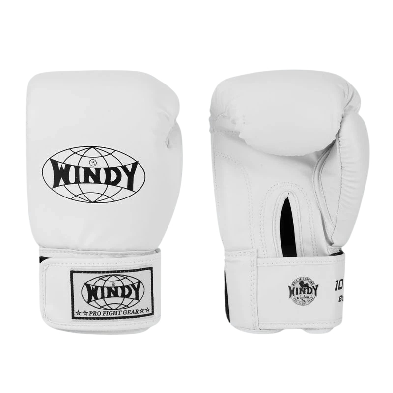 Rękawice Bokserskie Windy Classic Synthetic Leather Biały 10OZ