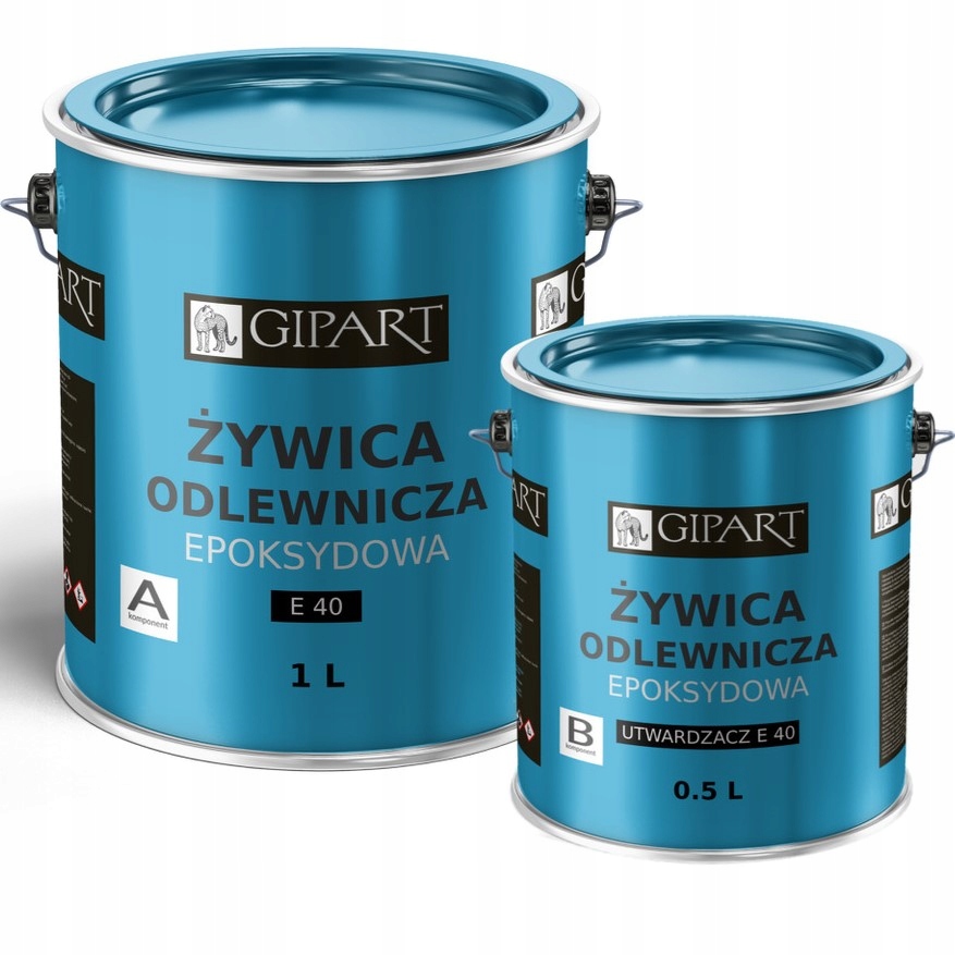 Epoxidová Krystalická Odlévací Pryskyřice Pro Betonu Dřevo Gipart E40 1,5 Kg