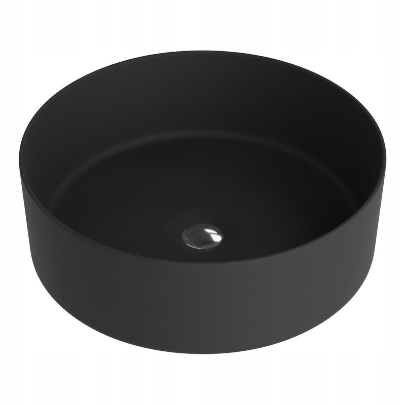 Designové umyvadlo na desku Merida Black Loftový styl, porcelán