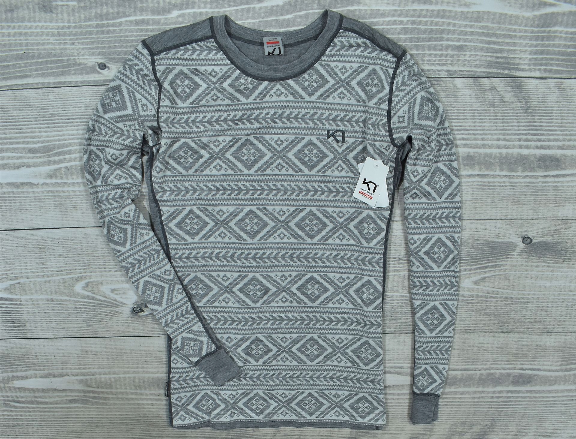 KARI TRAA Modal Merino Crewneck Damska Koszulka Termoaktywna XL Kolekcja 0002