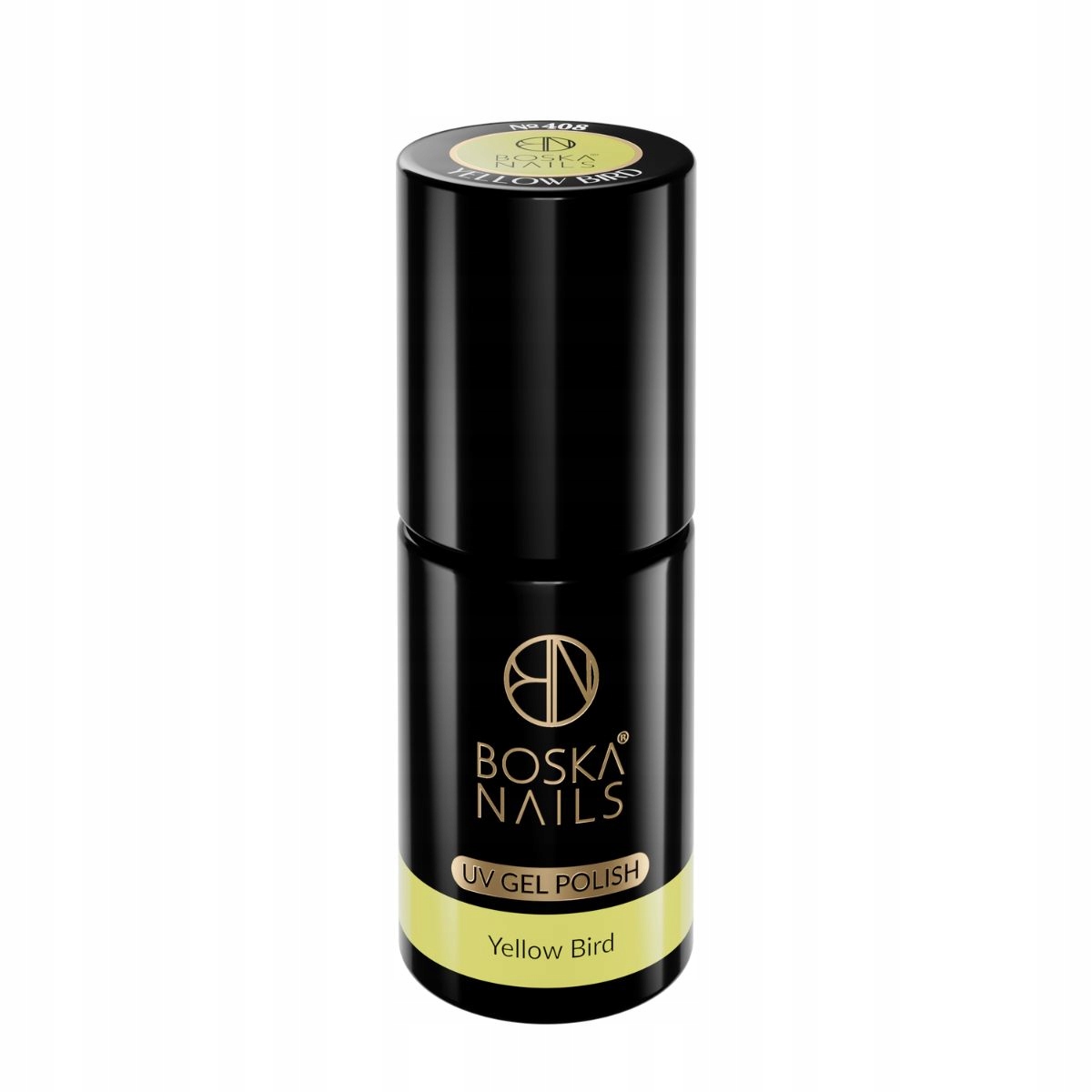 

Lakier hybrydowy żółty no 408 Boska Nails