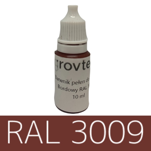 

Barwnik do żywicy epoksydowej pełny Bordowy 10ml