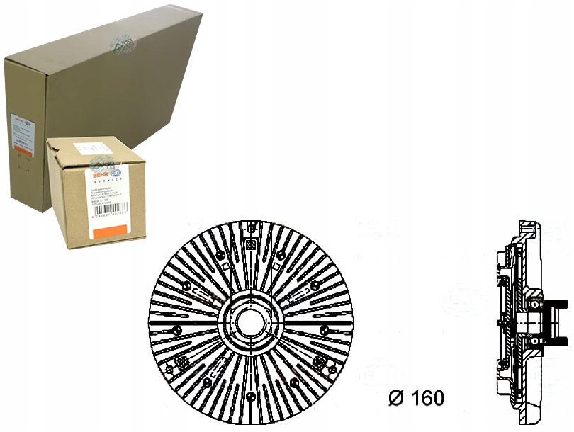 

Behr-hella Wiskoza Sprzęgło Wiskotyczne Behr Hella