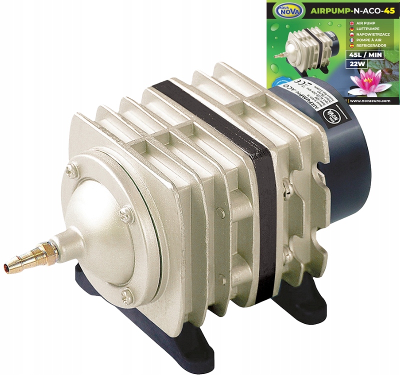 Aqua Nova Provzdušňovací čerpadlo pro provzdušňovač jezírka 22W 45L/m