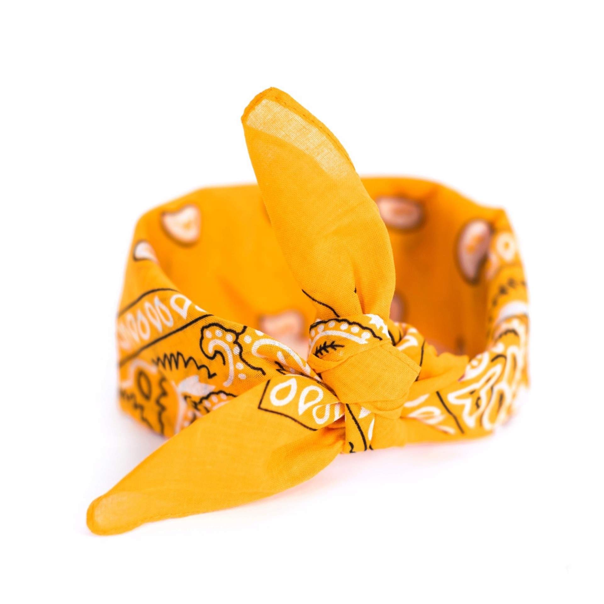 

Bandana Bawełniana Chustka Chusta Pomarańcz Klasyk