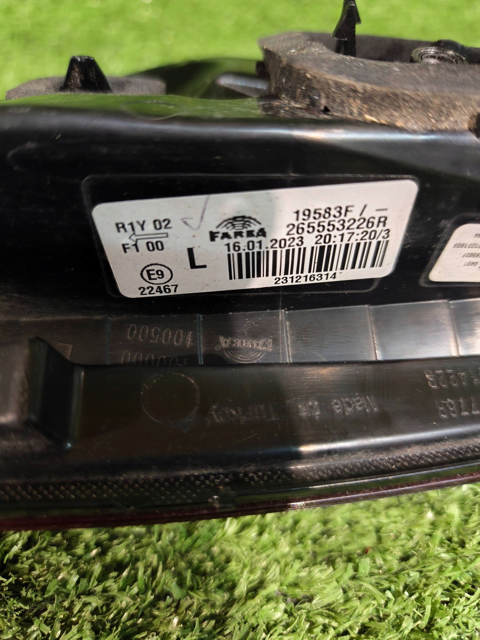 light rear rear part RENAULT CLIO V HB LED 19- NR.140