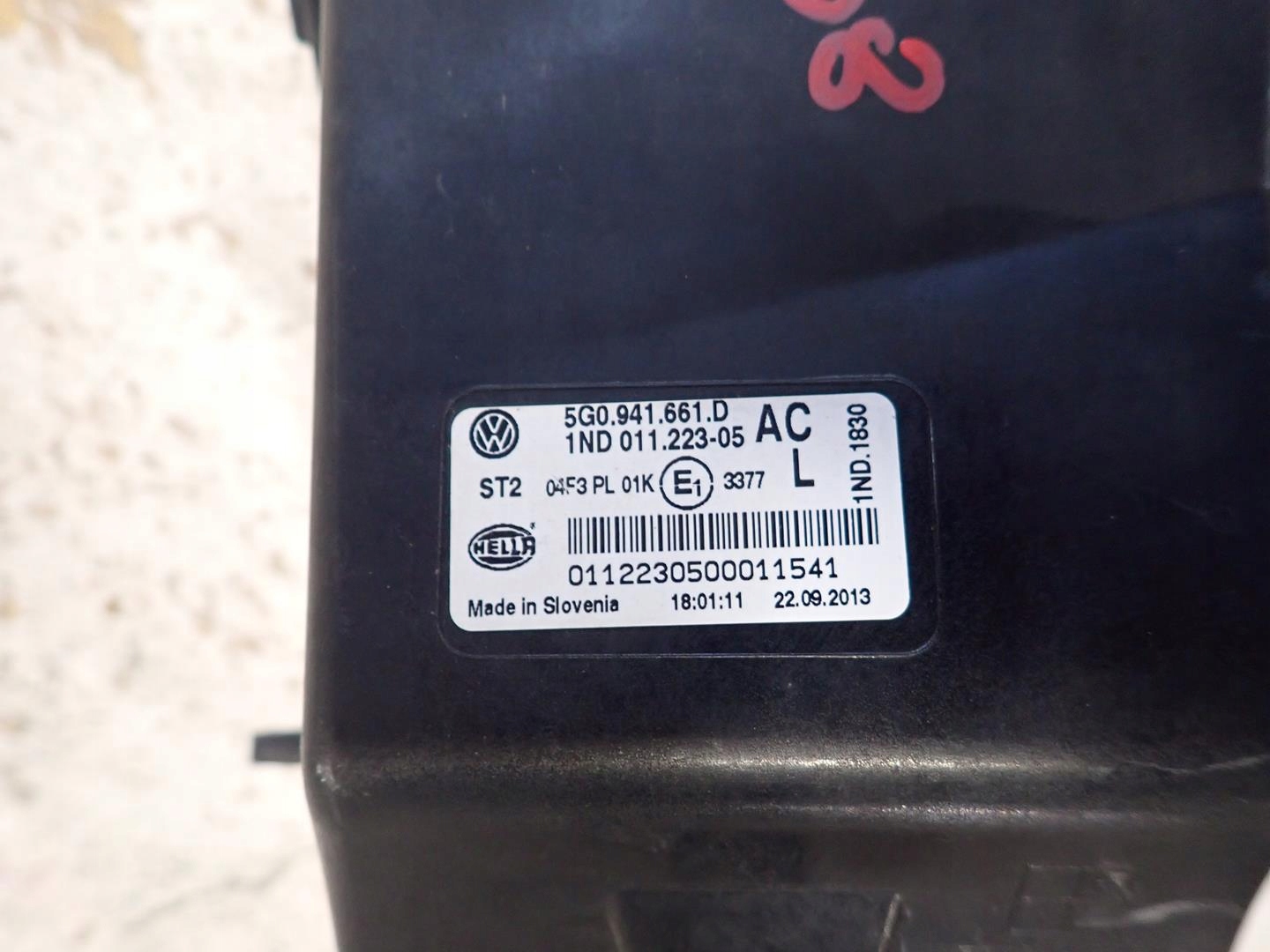 Nebelscheinwerfer links VW GOLF VII 2012- 5G0941661D