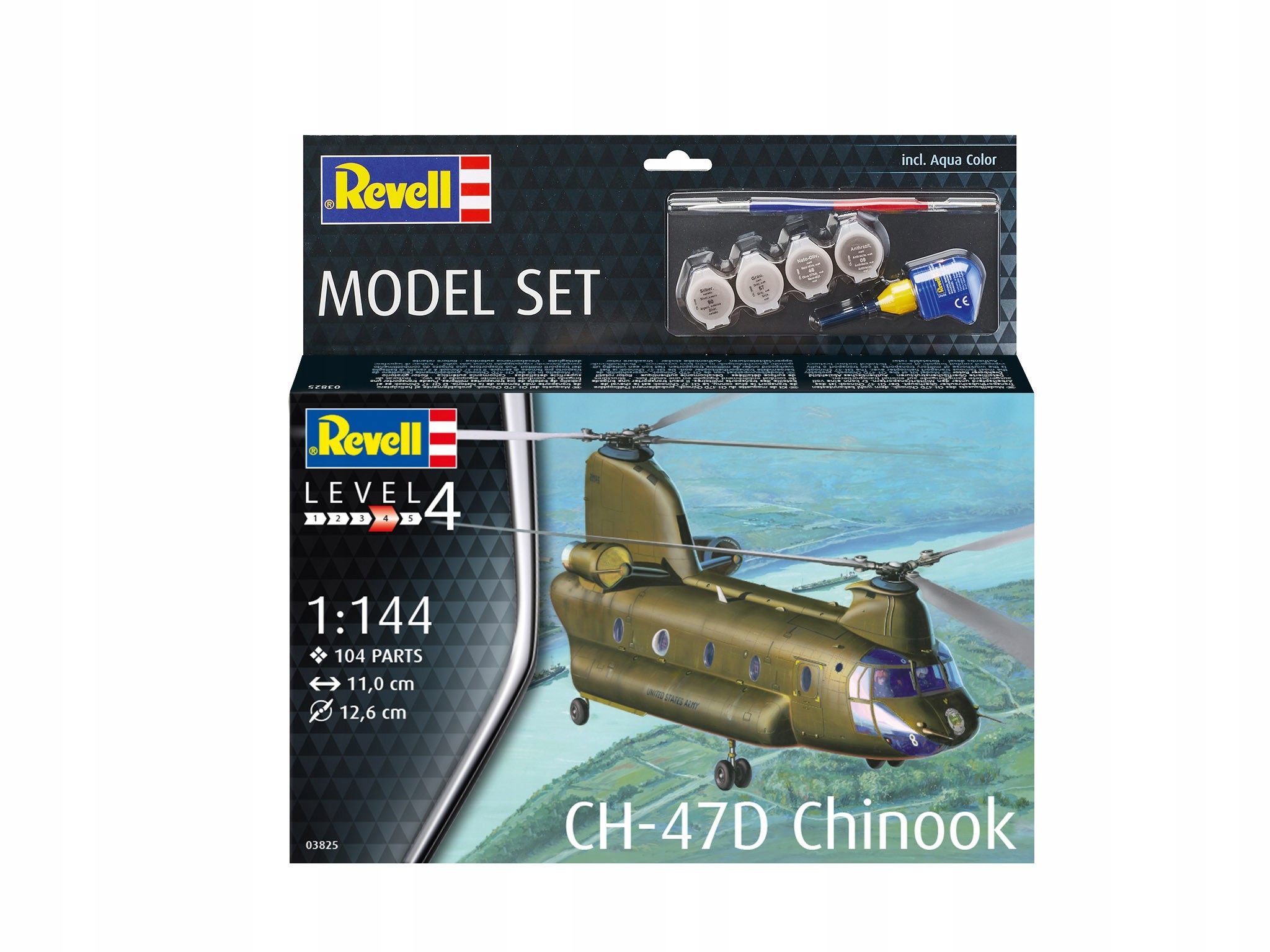 1/144 Model vrtulníku CH-47D Chinook Revell 63825