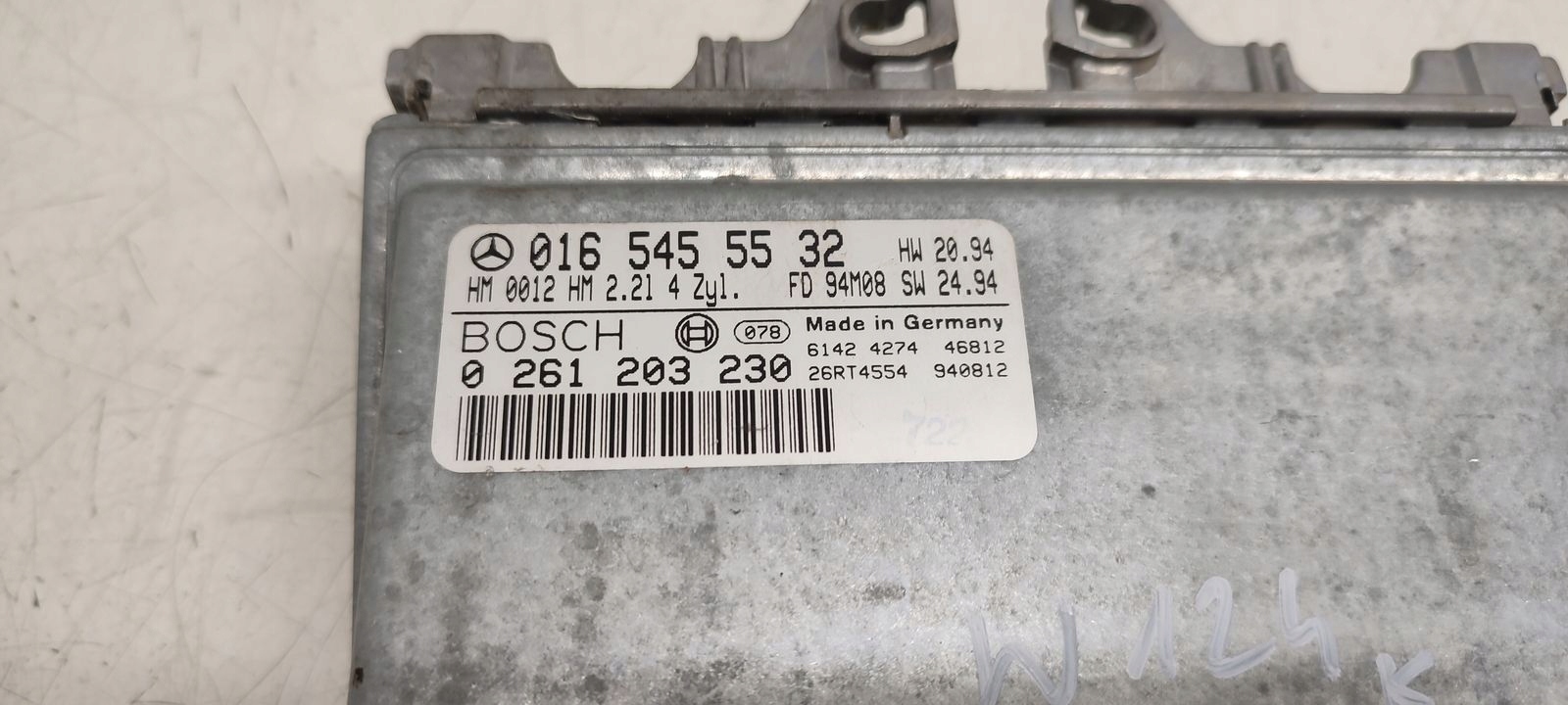 Centralina computer Motore Mercedes W124 2,2b