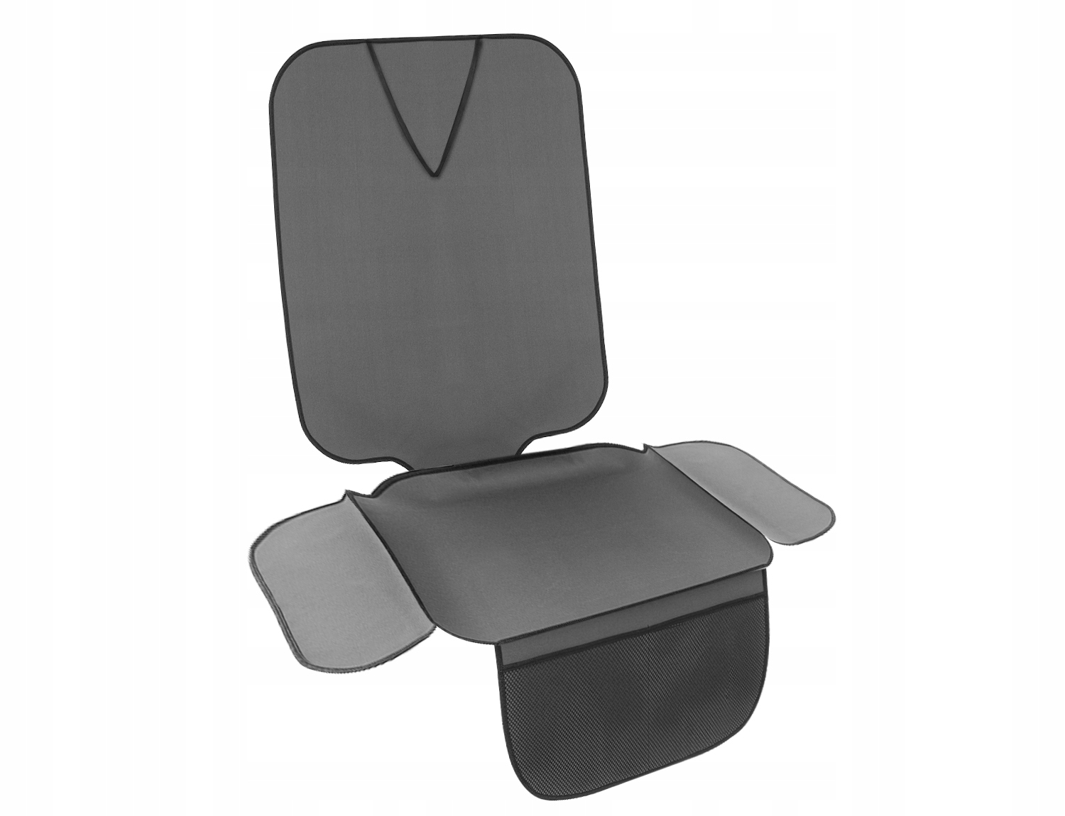 MATA OCHRONNA POD FOTELIK Z ORGANIZEREM WODOODPORNA DUŻA ISOFIX - SZARA EAN (GTIN) 5902490645486