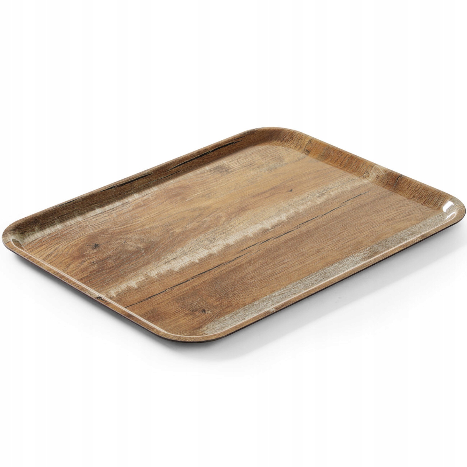 Servírovací číšnický podnos Cambro Capri 33x43 cm hnědý dub