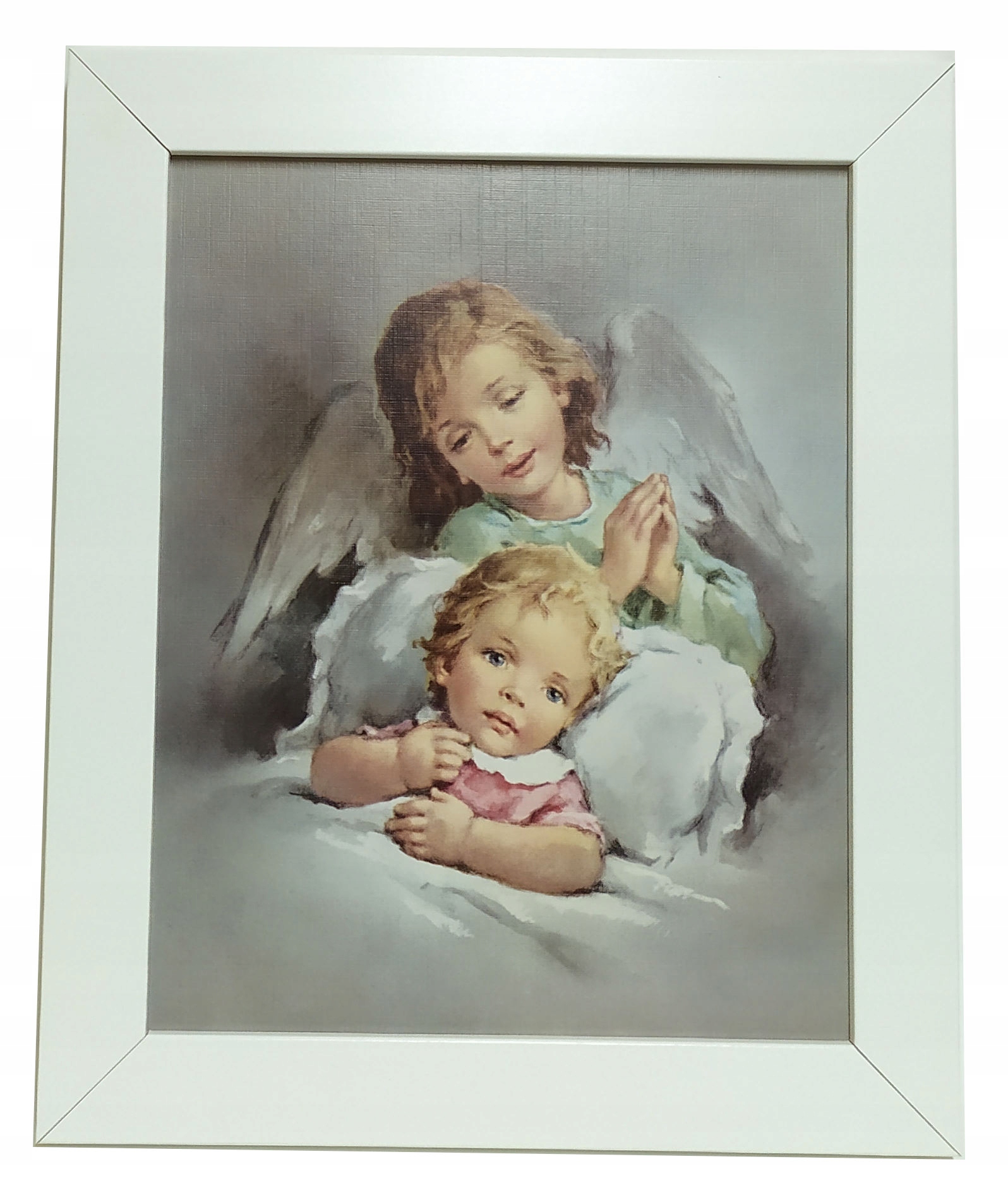 

Obraz W Białej Ramie Aniołka Stróża Anioła 25X30
