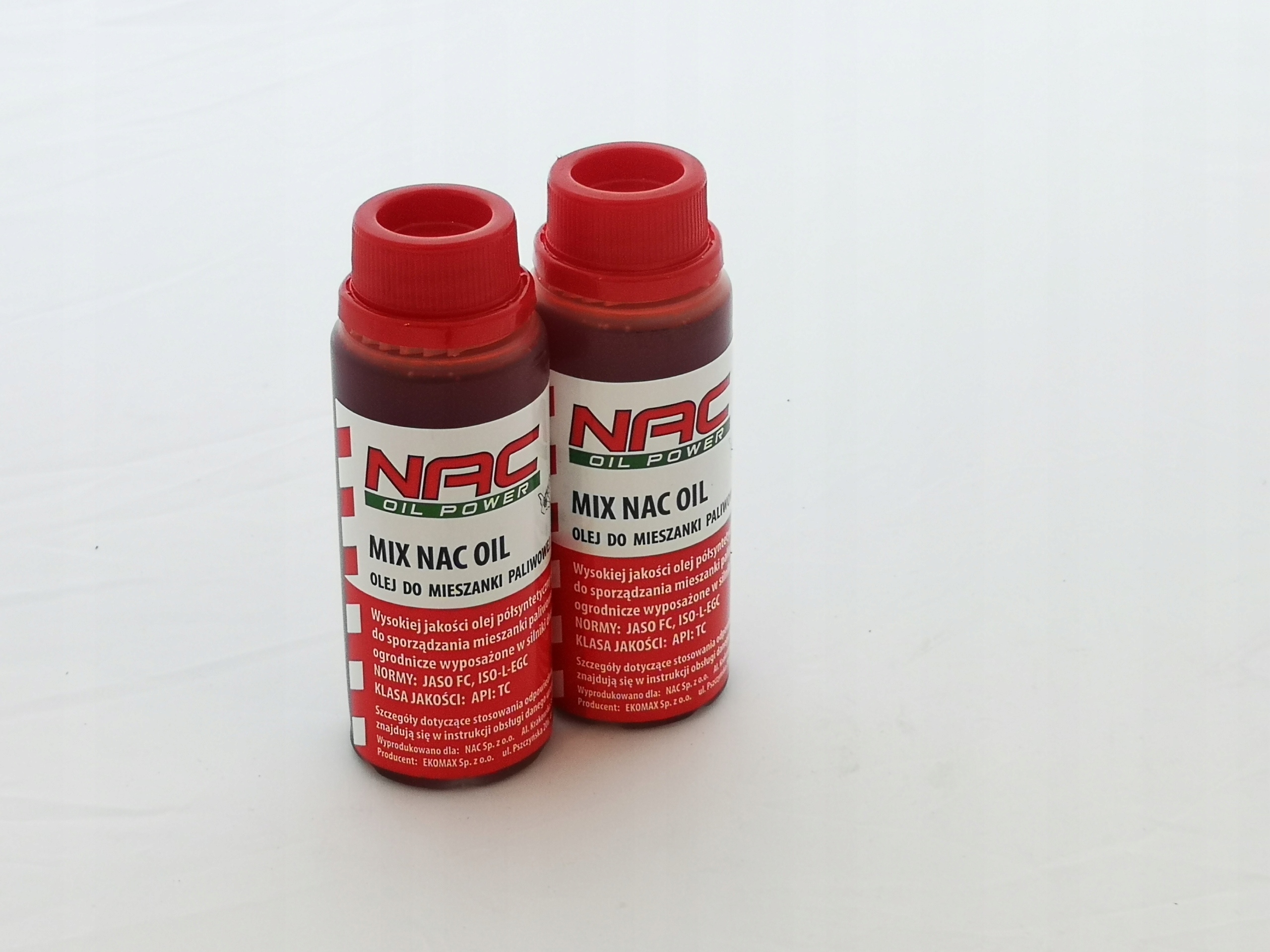 

Olej do mieszanki 100ml Nac 2 szt.