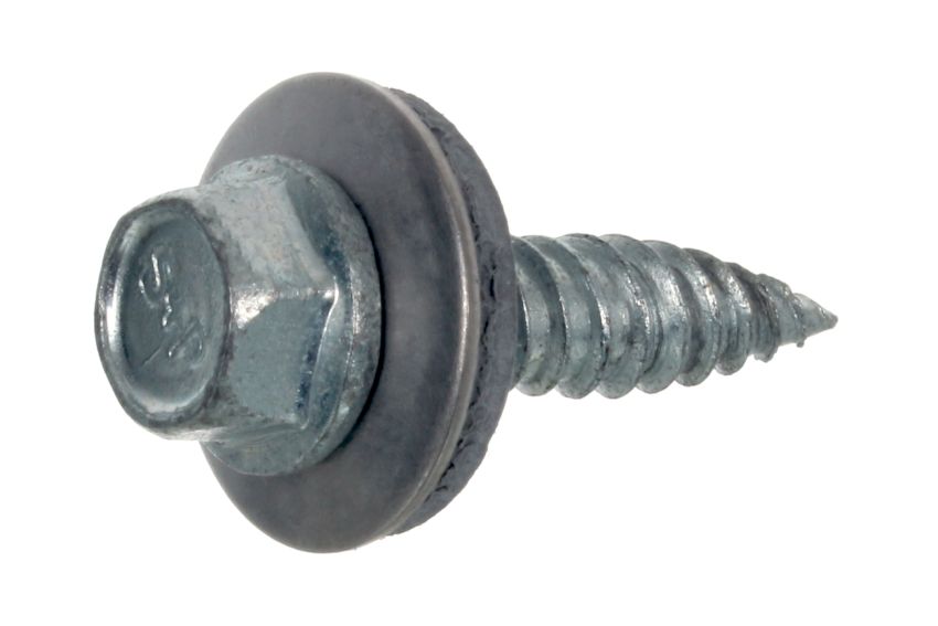 Samovrtné nerezové šrouby Bi-Metal 6 x 25 mm s Epdm podložkou 100 Ks
