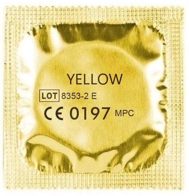 

Klasyczna Gładka Żółta Prezerwatywa Amor Yellow