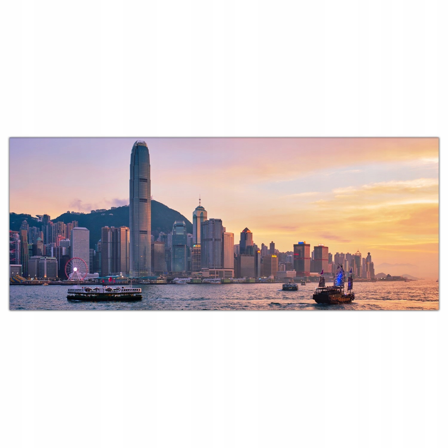 Loď Západ slunce 125x50 Panely tvrzené sklo