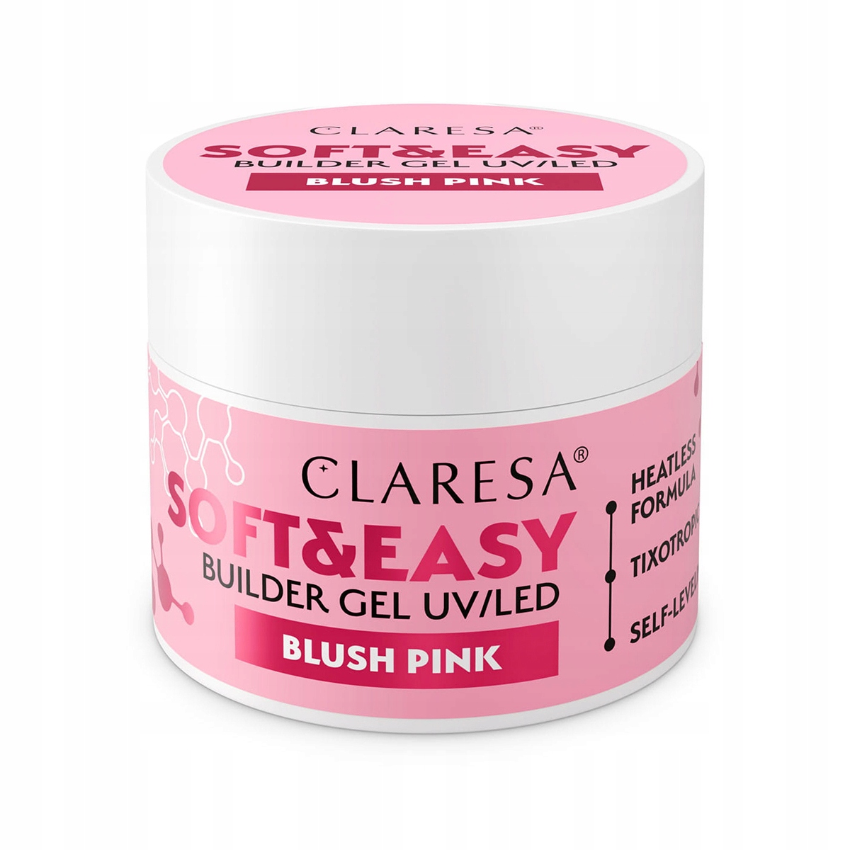 Claresa stavební gel Soft&Easy blush pink 90 g