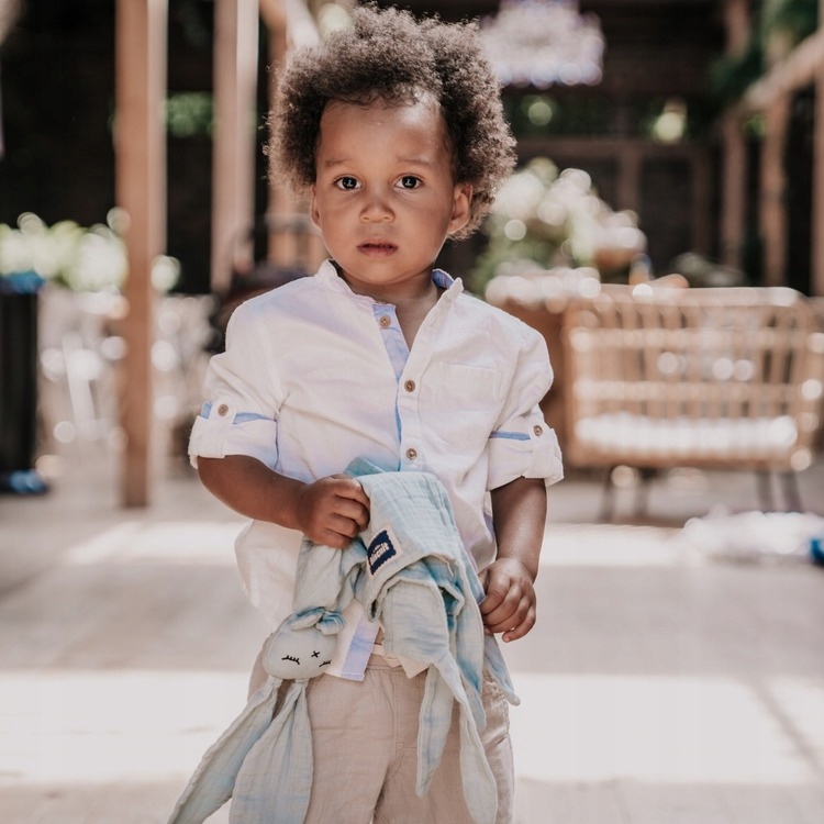 La Millou Przytulanka DouDou Rabbit Honey biscuit Materiał tkanina